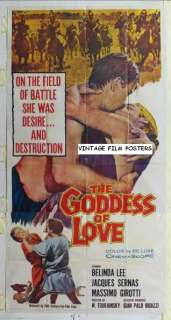 GODDESS OF LOVE 1960 3S / Belinda Lee, Jacques Sernas  