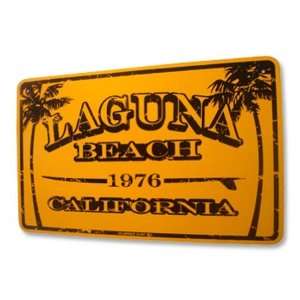  Seaweed Surf Co Laguna Beach 1976 Aluminum Sign 18x12 