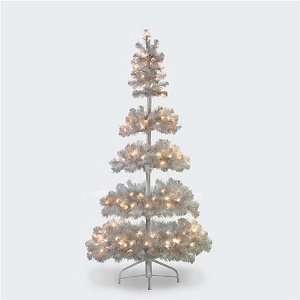 com 4Ft.   Dept. 56 White Wreath Style Tinsel Holiday Christmas Tree 