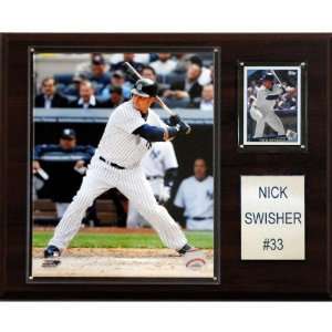 MLB Nick Swisher New York Yankees Player Plaque: Home 