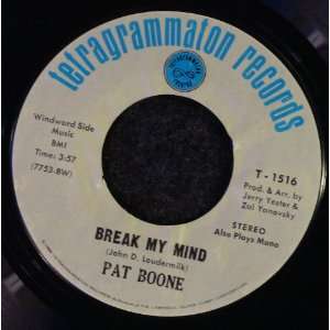  July Youre a Woman / Break My Mind: Pat Boone: Music