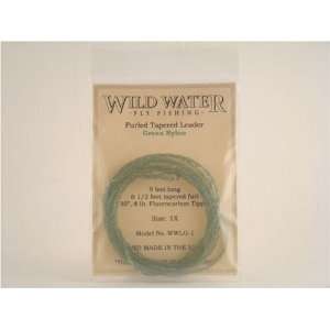    Wild Water Fly Fishing Green Furled Leader