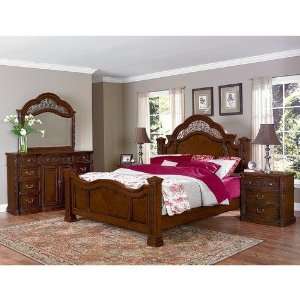  Wynwood Terrassa Mansion Bedroom Set in Chestnut Cherry 