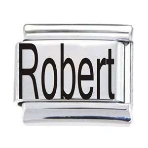  Body Candy Italian Charms Laser Nameplate   Robert 