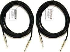 WHIRLWIND 1/4 20 FOOT GUITAR/INSTRUMENT CABLES  