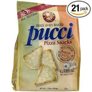 PUCCI Pizza Snacks, Garlic., 1.75 Ounce Grocery & Gourmet Food