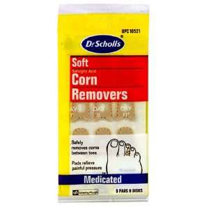   Corn Removers, Medicated, 9 pads and disks: Health & Personal Care