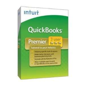  New Intuit Quickbooks 2011 Premier Industry Edition 3 User 
