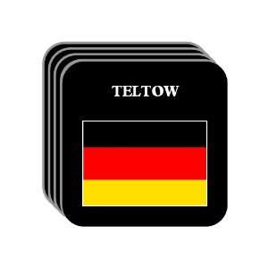  Germany   TELTOW Set of 4 Mini Mousepad Coasters 