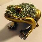 Decorative Art Sharon Tobasko Frog Metal Signed  
