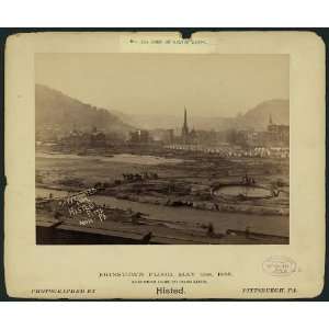   Camp,relief corps,Johnstown Flood,PA,EW Histed,c1889