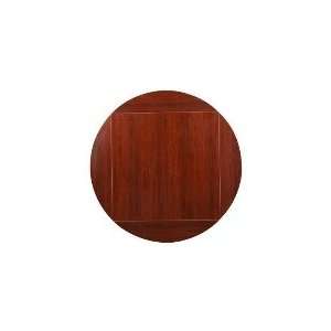   36 in Square To 51 in Round Flip Top, Mahogany