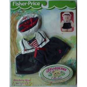   : Fisher Price BRIARBERRY TEDDY BEAR Sailor Dress & Hat: Toys & Games