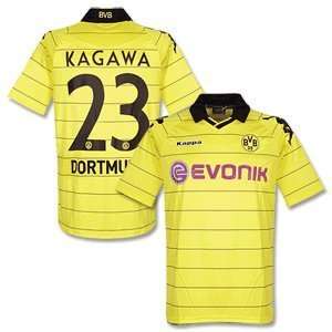 10 11 Borussia Dortmund Home Jersey + Kagawa 23  Sports 