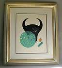 original signed erte lithograph taurus from the zodiac suite 263
