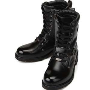 Handmade Premium Stylish Black Mens Boots  