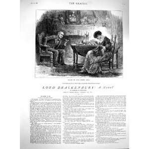   1880 Lord Brackenbury Illustration Story Luke Fildes: Home & Kitchen