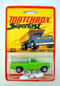 Superfast No.50A Kennel Truck limegreen rare blister  