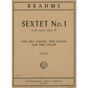  Brahms, Johannes Sextet No.1 In B Flat Major Op. 18 for 