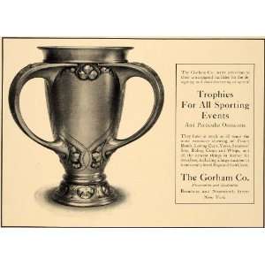  1905 Ad Trophies Sporting Events Gorham Company Vases 