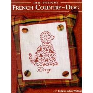  French Country Dog   Cross Stitch Pattern Arts, Crafts & Sewing