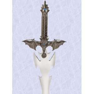  Double Sided Medieval Jewled gothic Dragon Sword New 