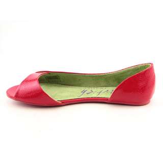 Blowfish Malibu Seeing Womens SZ 9 Scarlet Red Flats Open Toe Shoes 