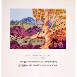   MacDonnell Range Australia   Original Color Print