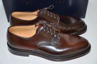   CROCKETT & JONES Marlow Shell Cordovan Blucher Shoes 9.5 D  