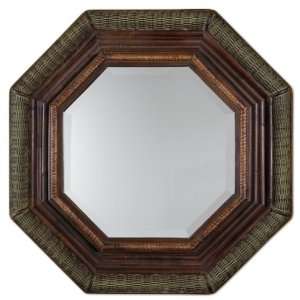  Aldara Octagonal Woodtone Mirrors 13438 B By Uttermost 