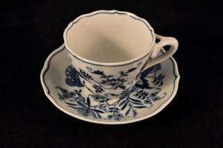 Blue Danube Cup and Saucer Vintage Ribbon Stamp  