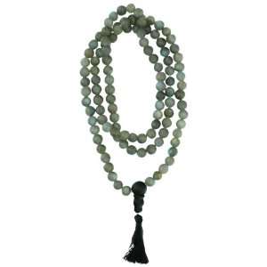    108 Labradorite Beads Meditation Rosary (Japa Mala) Jewelry