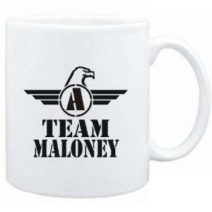  Mug White  Team Maloney   Falcon Initial  Last Names 