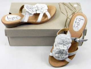 BOC by BORN Women Juniper II Slide Sandal 10 White New In Box $63 