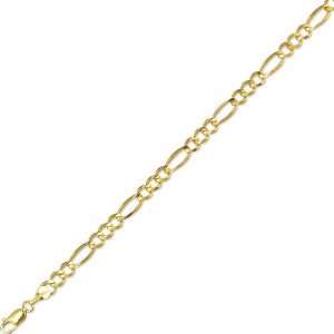  10k Gold Figaro Chain Necklace   22 Inch   JewelryWeb 
