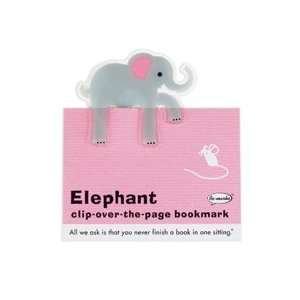  Elephant Clip over the page Bookmark By Re marks