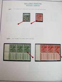 Ireland Stamp Collection 1933 Dollard Printing  