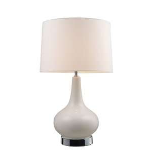  Mary Kate and Ashley Continuum Tall Table Lamp in White 