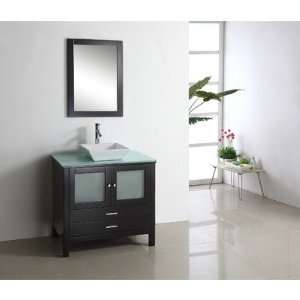 Virtu USA MS 4436 Brentford 36 Inch Single Sink Bathroom Vanity with 