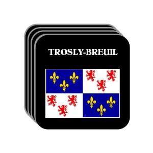 Picardie (Picardy)   TROSLY BREUIL Set of 4 Mini Mousepad Coasters