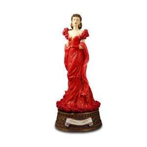   with the Wind Scarlett Red Dress 19 Tall Figurine 