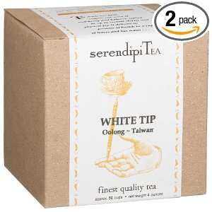 SerendipiTea White Tip, Taiwan, Oolong Grocery & Gourmet Food