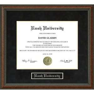  Rush University Diploma Frame