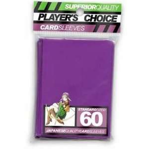  Players Choice Purple Sleeves (Pack of 60) Standard Size 