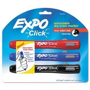  EXPO 1741919   Click Dry Erase Markers, Chisel Tip 