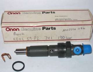 187 0007 ONAN INJECTOR BOSCH KDAL 59 P2 741 180 BAR NOS  