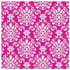   Party By Amscan Bright Pink Brocade Jumbo Gift Wrap 