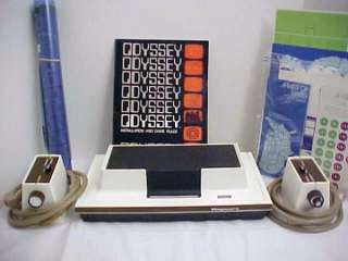 MAGNAVOX ODYSSEY PONG 1975 SYSTEM #11920396 COMPLETE IN BOX SHOWN 