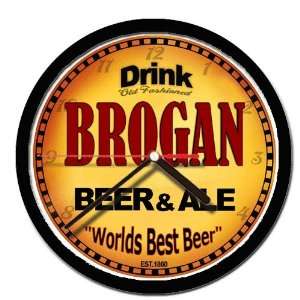  BROGAN beer and ale cerveza wall clock: Everything Else