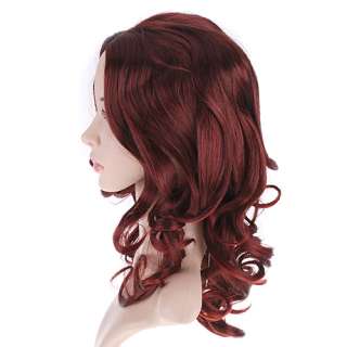   Fashion 21 long curly Wavy synthetical hair wig healthy W010  